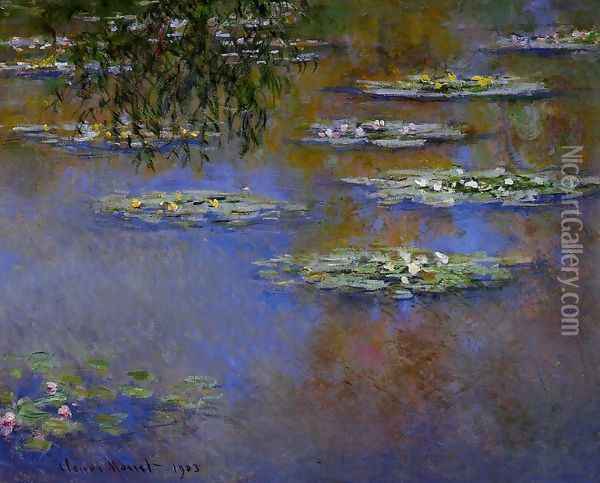 Water-Lilies III Oil Painting - Claude Oscar Monet