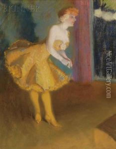 The Dancer Oil Painting - Jacques Wely
