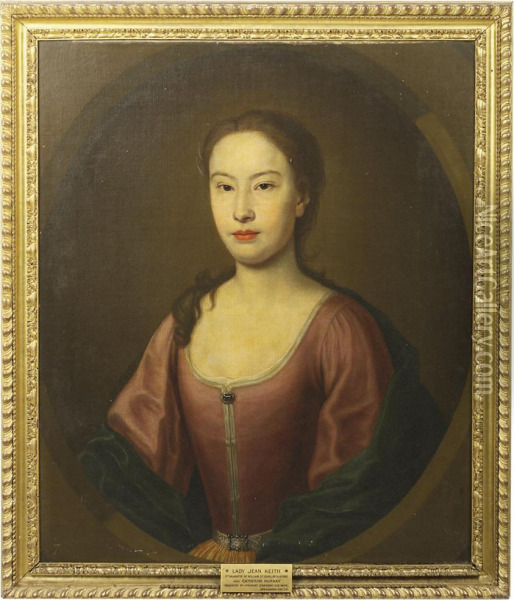 Portrait Of Lady Jean Keith Oil Painting - John Alexander