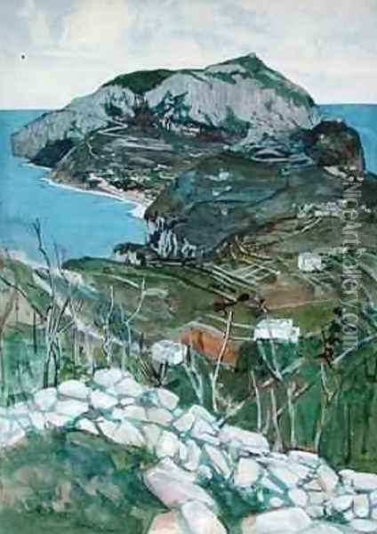 Capri Oil Painting - Maurice William Greiffenhagen