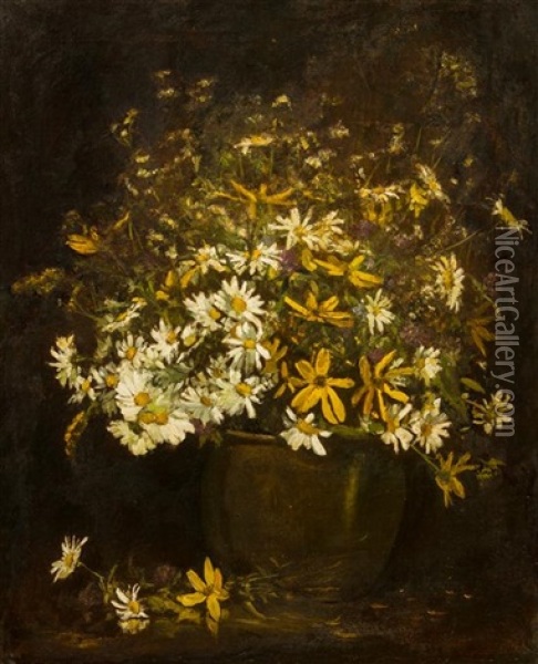 Flowers Oil Painting - Elliot Daingerfield