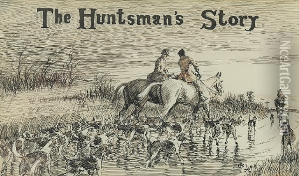 The Huntsman's Story Oil Painting - Cecil Charles Aldin