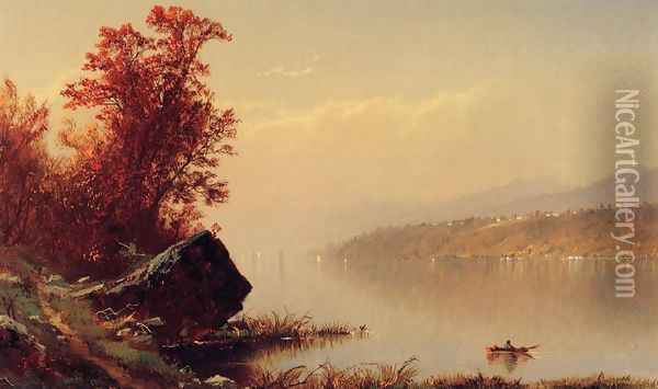 Up the Hudson Oil Painting - Alfred Thompson Bricher