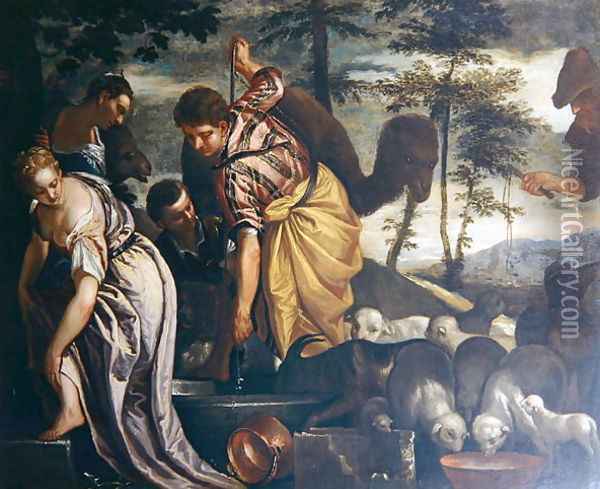Jacob at the Well Oil Painting - Paolo Veronese (Caliari)