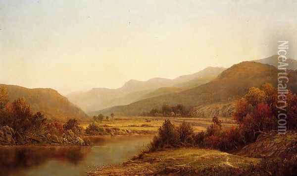 Early Autumn Oil Painting - Charles Wilson Knapp