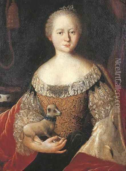 Portrait of a lady Oil Painting - Louis de Silvestre