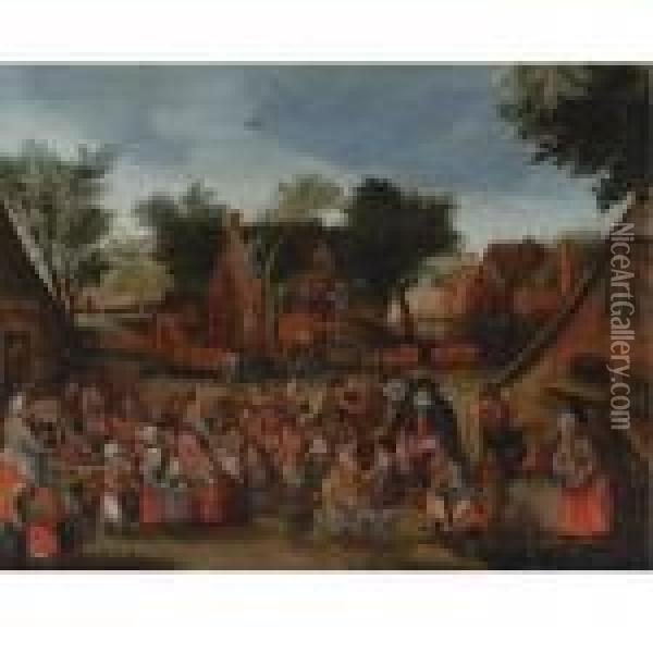 Feast Of The Children Oil Painting - Jan Brueghel the Younger