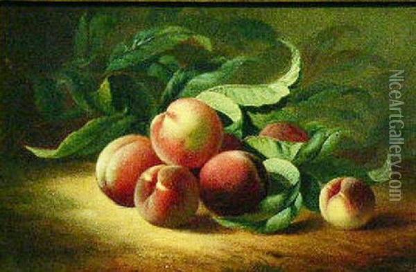 Peaches Oil Painting - Andrew John Henry Way