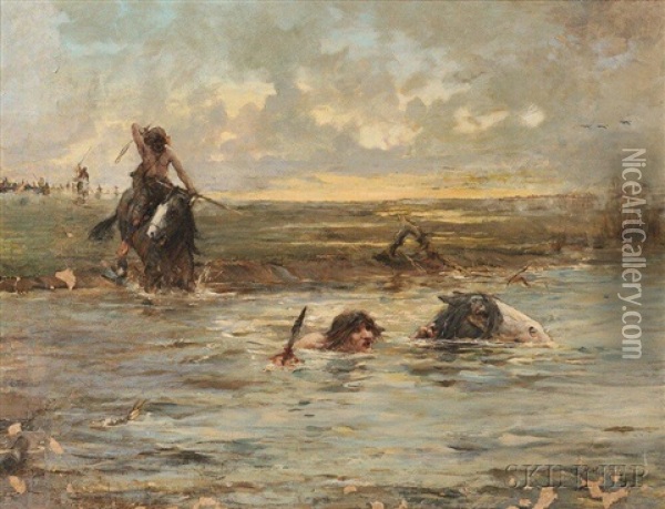The Pursuit Oil Painting - Edward Matthew Hale