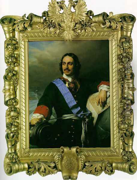 Peter the Great of Russia Oil Painting - Paul Delaroche