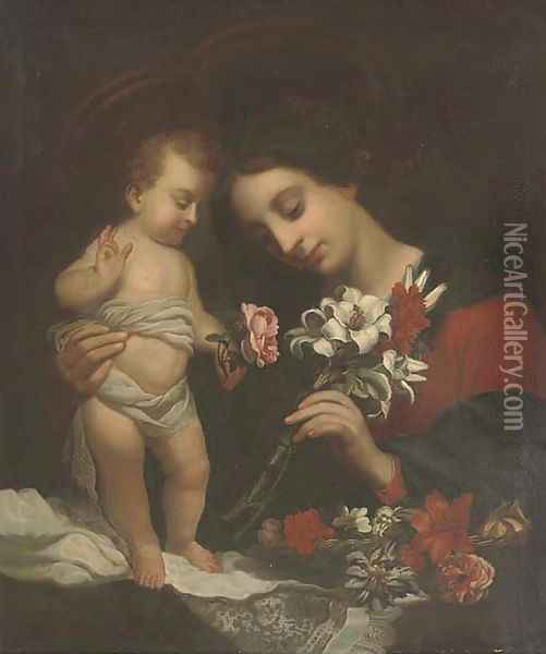 The Madonna and Child 2 Oil Painting - Carlo Dolci