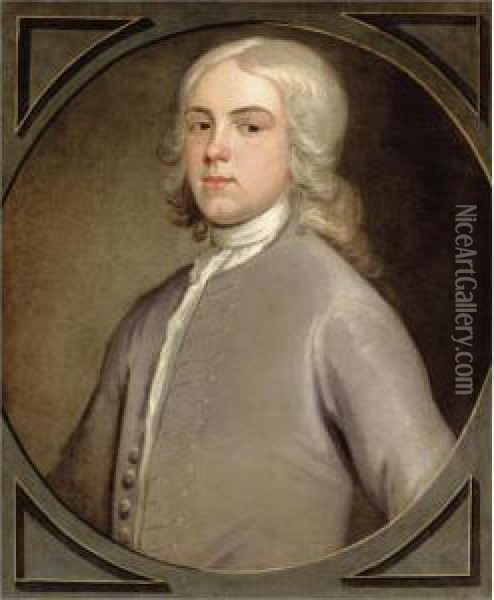 Portrait Of A Gentleman Oil Painting - John Smibert