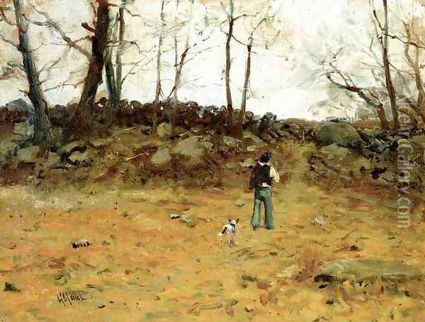 An Afternoon Stroll Oil Painting - William Gilbert Gaul