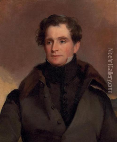 Portrait Of Major George Bender Oil Painting - Thomas Sully