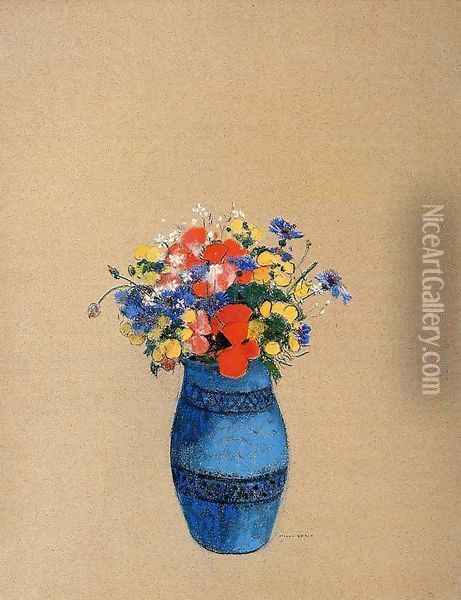 Vase Of Flowers16 Oil Painting - Odilon Redon