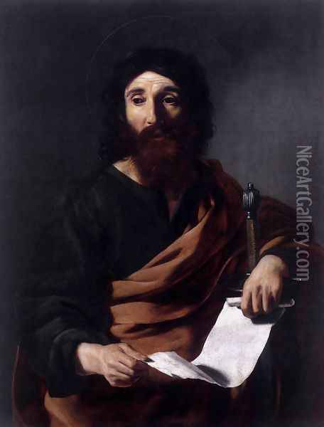 St Paul 1625-26 Oil Painting - Nicolas Tournier