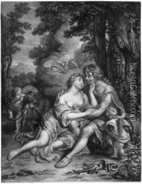 Venus Und Adonis Oil Painting - Nicolaes Verkolye