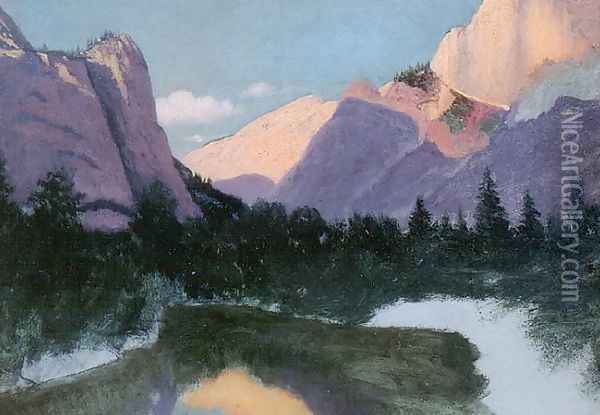 Yosemite Oil Painting - William Bradford