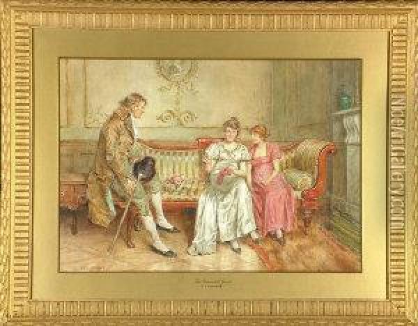 The Uninvited Guest Oil Painting - George Goodwin Kilburne