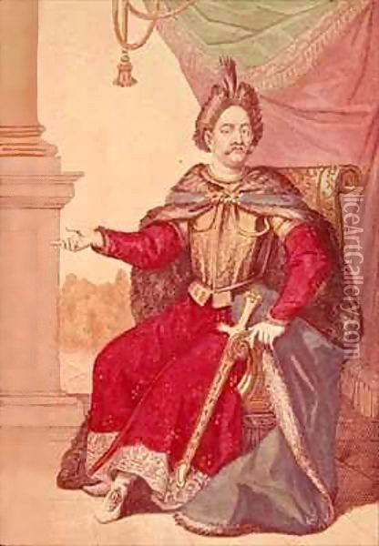 John III Sobieski Oil Painting - Robert Bonnart