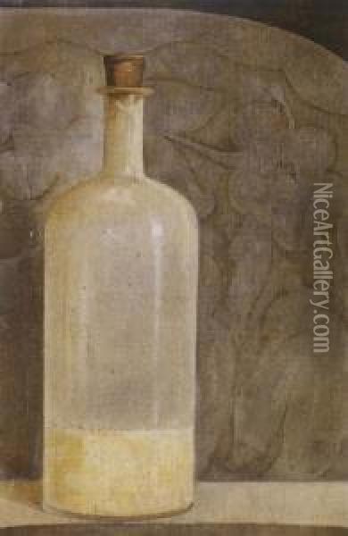 Olieflesje Oil Painting - Jan Mankes