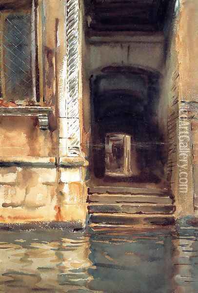 Venetian Doorway Oil Painting - John Singer Sargent