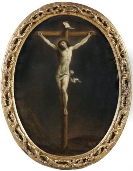 La Crucifixion Oil Painting - Charles Le Brun