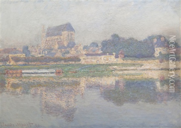 Eglise De Vernon, Soleil Oil Painting - Claude Monet