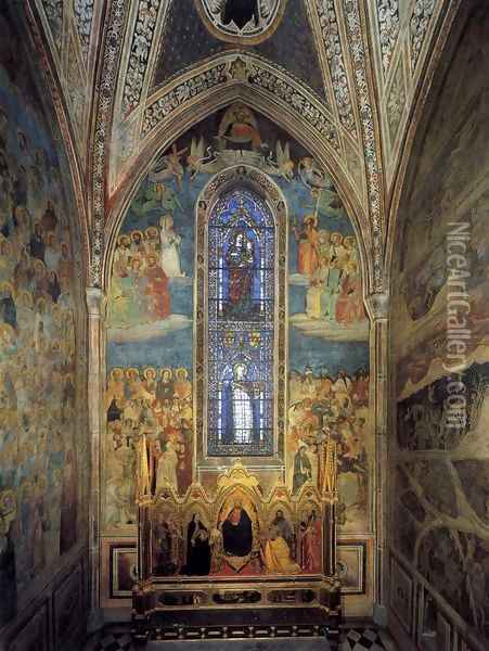 View of the Chapel Oil Painting - Nardo di Cione