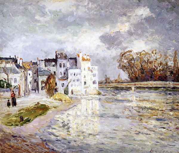The Marne at Lagny Oil Painting - Maxime Maufra