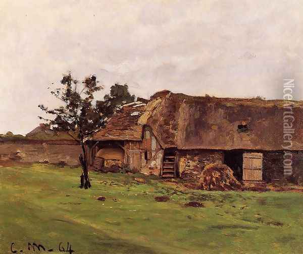 Farm Near Honfleur Oil Painting - Claude Oscar Monet