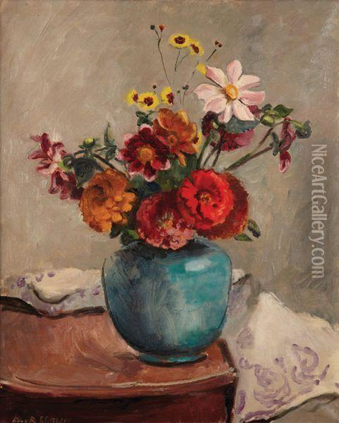 Bouquet De Fleurs Oil Painting - Maurice Asselin