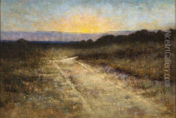 Sunrise Oil Painting - Jane R. Price