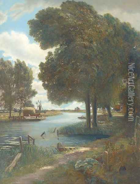 The ferry Oil Painting - John Constable