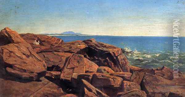 Mount Desert Island, Maine Oil Painting - Andrew W. Warren