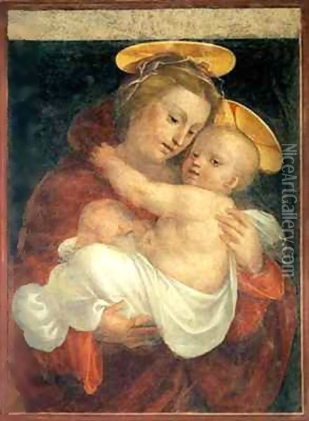 Madonna and Child 4 Oil Painting - Fra (Baccio della Porta) Bartolommeo