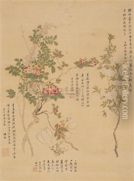 Flowers Oil Painting -  Ruan Yuan