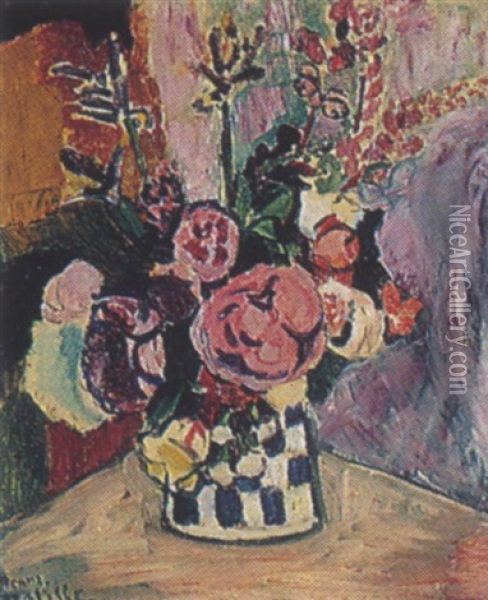Bonquet De Fleurs Oil Painting - Henri Matisse