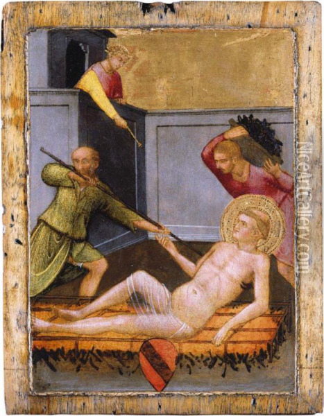 The Martyrdom Of Saint Lawrence Oil Painting - Lorenzo Di Niccolo Di Martino