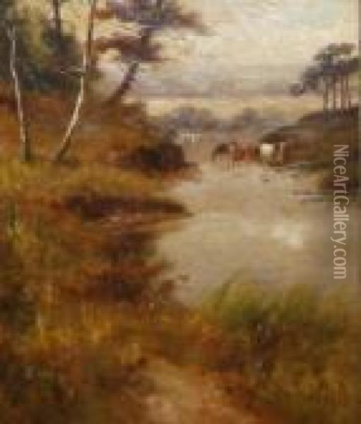 Loch Katrine Oil Painting - Sidney Yates Johnson