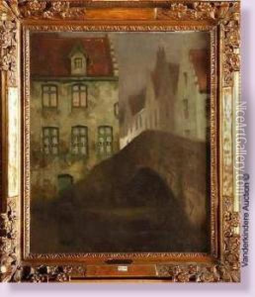 Pont A Malines Oil Painting - Victor Gilsoul