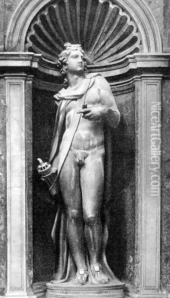 Apollo from the Loggetta of the Campanile Oil Painting - Jacopo Sansovino