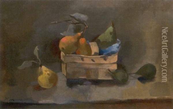 Stilleben Mit Fruchten Oil Painting - Max Dungert