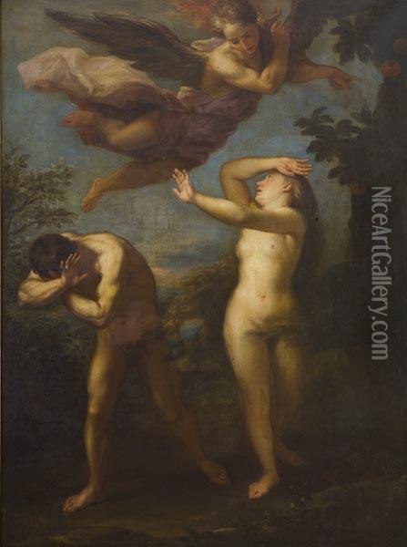 La Cacciata Dal Paradiso Terrestre Oil Painting - Sir Anthony Van Dyck