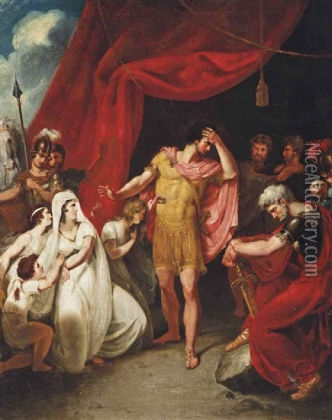 Coriolanus, Act V, Scene Iii Oil Painting - William Hamilton