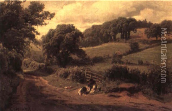 A Day In The Country Oil Painting - Edward Henry Holder