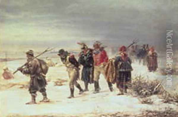 In the Year 1812 Oil Painting - Illarion Mikhailovich Pryanishnikov