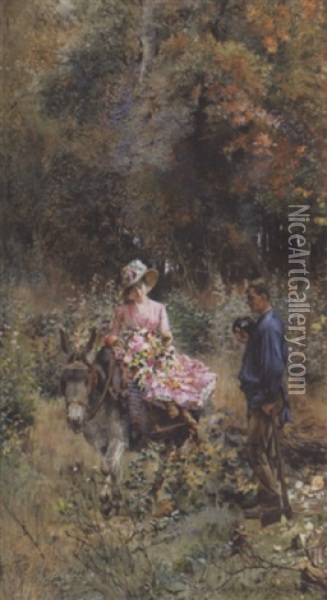 Hidden Love Oil Painting - Pinckney Marcius-Simons