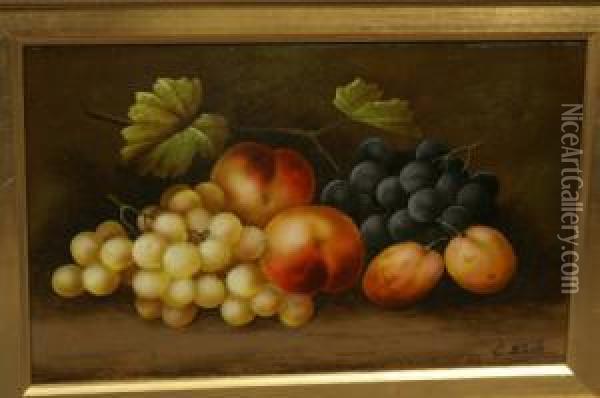 Still Life Of Fruit Oil Painting - Edwin Steele