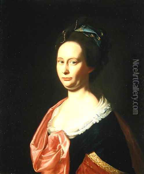 Portrait of Mrs Jabez Bowen, c.1771-74 Oil Painting - John Singleton Copley